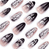 12 Sizes-24 Pcs Press On Nails JP3530
