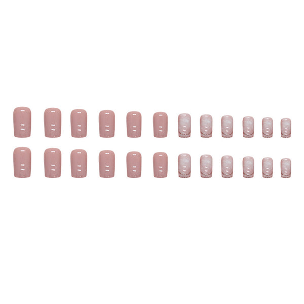 12 Sizes-24 Pcs Press On Nails W1226