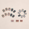 12 Sizes-24 Pcs Press On Nails Z727