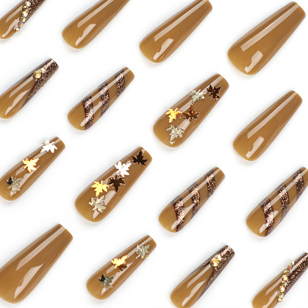 12 Sizes-24 Pcs Press On Nails JP2844