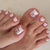 12 Sizes-24 Pcs Press On Nails F055