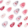 12 Sizes-24 Pcs Press On Nails JP3256