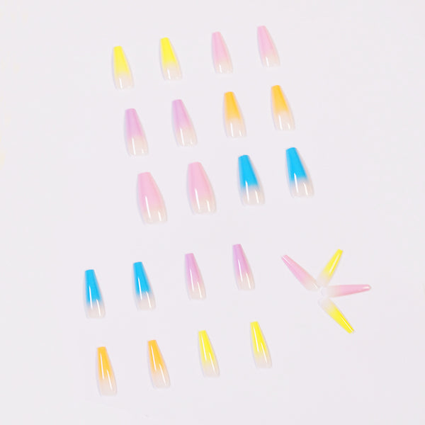 12 Sizes-24 Pcs Press On Nails JP1046