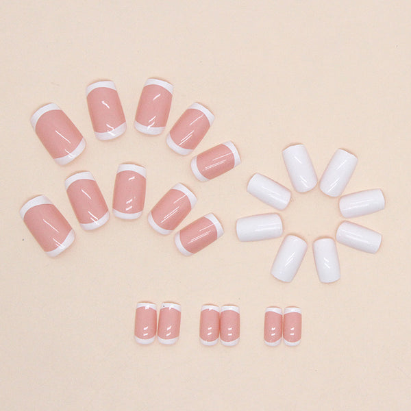12 Sizes-24 Pcs Press On Nails W759