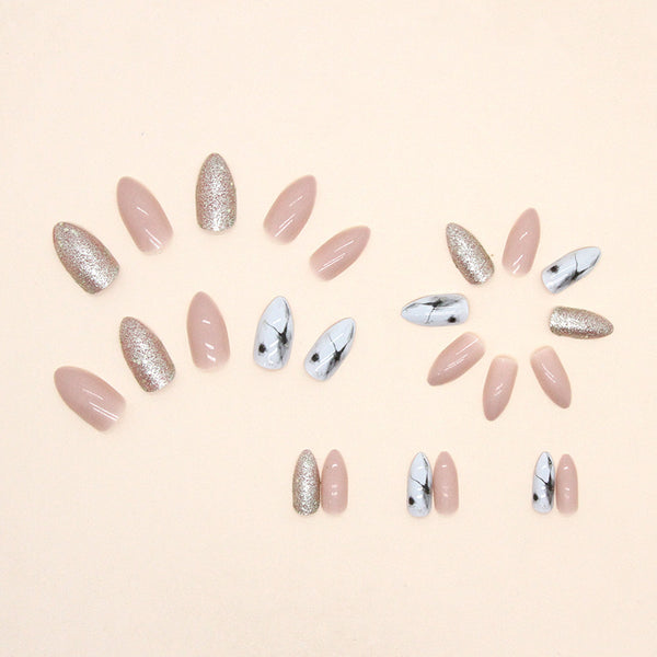 12 Sizes-24 Pcs Press On Nails W284
