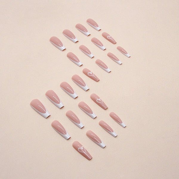 12 Sizes-24 Pcs Press On Nails W951