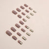 12 Sizes-24 Pcs Press On Nails Z774