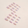 12 Sizes-24 Pcs Press On Nails W617