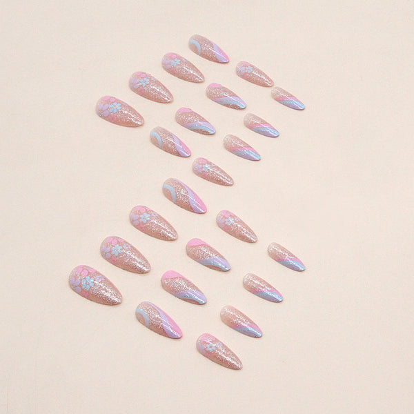 12 Sizes-24 Pcs Press On Nails W617