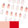 12 Sizes-24 Pcs Press On Nails JP3928