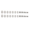 12 Sizes-24 Pcs Press On Nails W1436