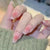 12 Sizes-24 Pcs Press On Nails R333