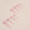 12 Sizes-24 Pcs Press On Nails F093