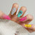 12 Sizes-24 Pcs Press On Nails Y1394