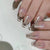 12 Sizes-24 Pcs Press On Nails MY169