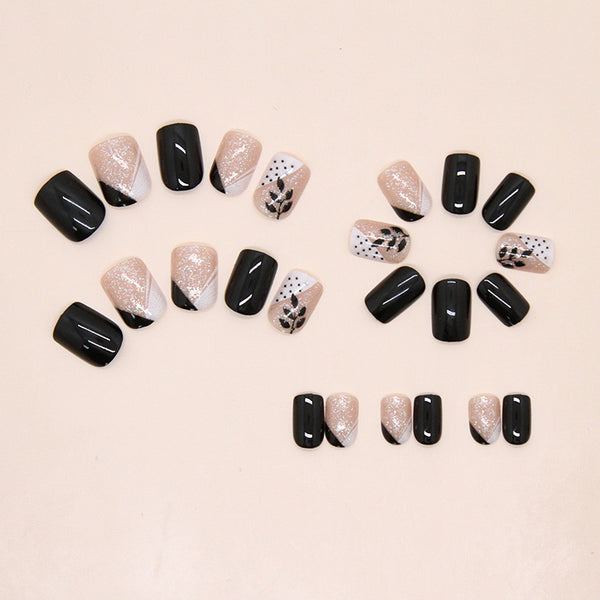12 Sizes-24 Pcs Press On Nails W1103