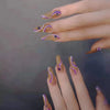 12 Sizes-24 Pcs Press On Nails Z081