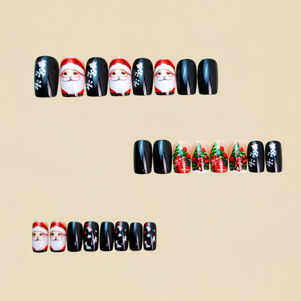 12 Sizes-24 Pcs Press On Nails Y1294
