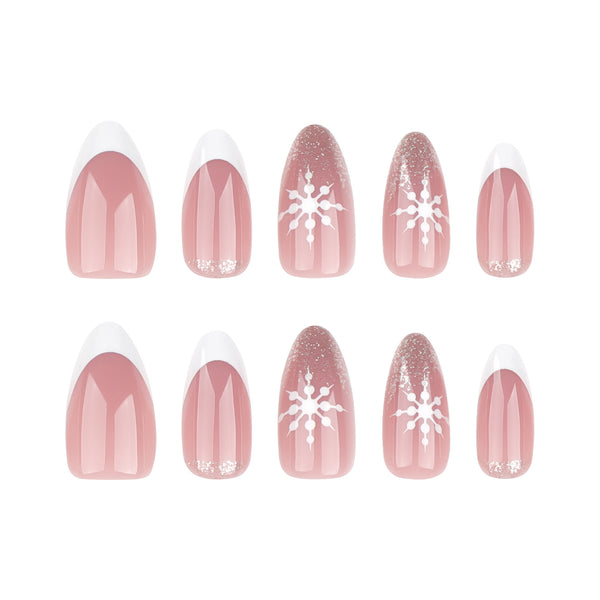 12 Sizes-24 Pcs Press On Nails JP3456