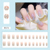 12 Sizes-24 Pcs Press On Nails R563