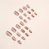 12 Sizes-24 Pcs Press On Nails W895