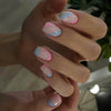 12 Sizes-24 Pcs Press On Nails W1055