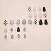 12 Sizes-24 Pcs Press On Nails W2131