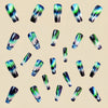 12 Sizes-24 Pcs Press On Nails Y448