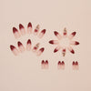 12 Sizes-24 Pcs Press On Nails W1668