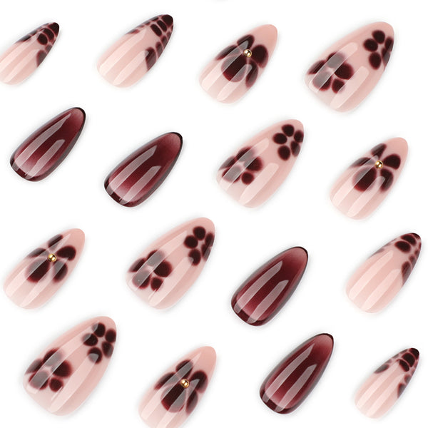 12 Sizes-24 Pcs Press On Nails JP4143
