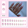 12 Sizes-24 Pcs Press On Nails W268