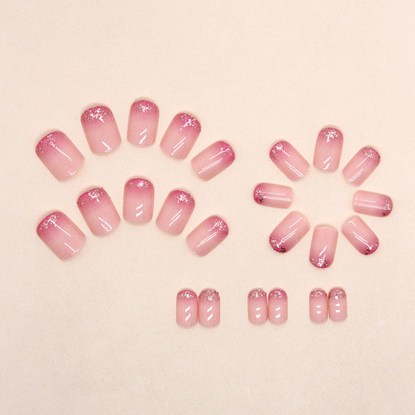 12 Sizes-24 Pcs Press On Nails W1086