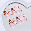 12 Sizes-24 Pcs Press On Nails Z1073
