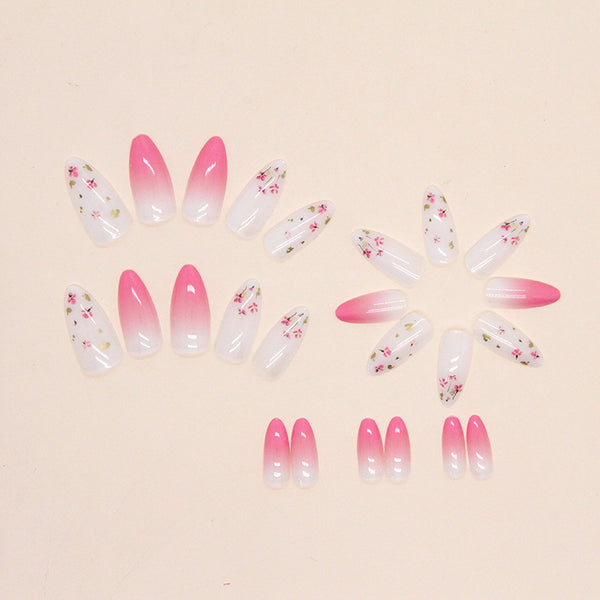 12 Sizes-24 Pcs Press On Nails W501