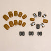12 Sizes-24 Pcs Press On Nails W1477