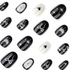 12 Sizes-24 Pcs Press On Nails JP4163