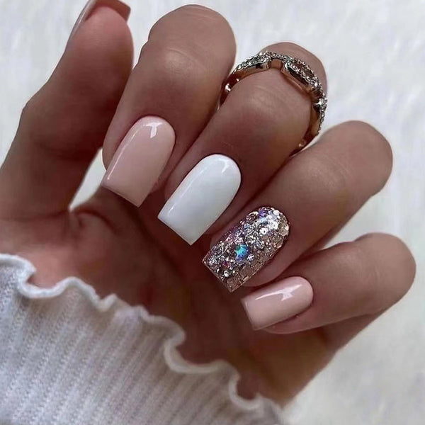 12 Sizes-24 Pcs Press On Nails W385
