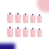 12 Sizes-24 Pcs Press On Nails C408