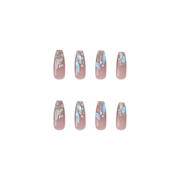 12 Sizes-24 Pcs Press On Nails Z184