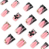 12 Sizes-24 Pcs Press On Nails JP4294