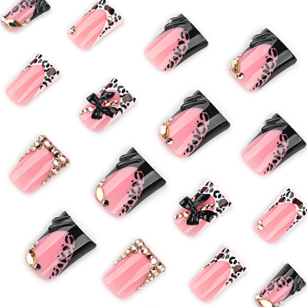 12 Sizes-24 Pcs Press On Nails JP4294