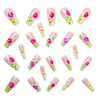 12 Sizes-24 Pcs Press On Nails Y702