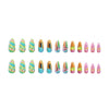 12 Sizes-24 Pcs Press On Nails W1926
