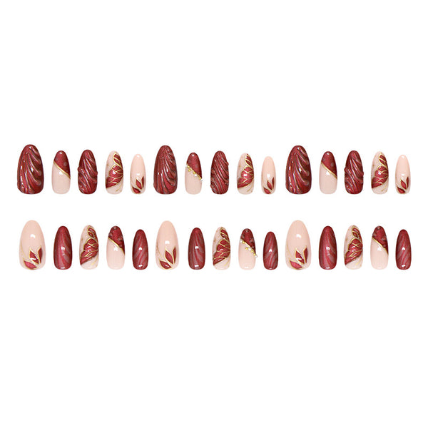 30 Pcs Press On Nails Z1253