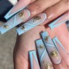 12 Sizes-24 Pcs Press On Nails JP1711