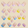 12 Sizes-24 Pcs Press On Nails Y1385