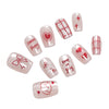 12 Sizes-24 Pcs Press On Nails SP138