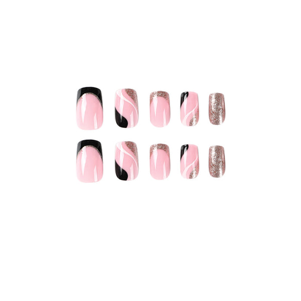 12 Sizes-24 Pcs Press On Nails JP2214