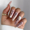 12 Sizes-24 Pcs Press On Nails W051
