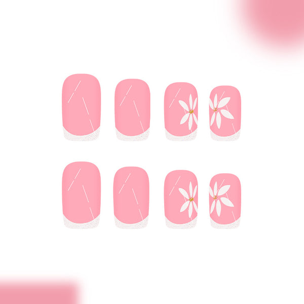 12 Sizes-24 Pcs Press On Nails C1053